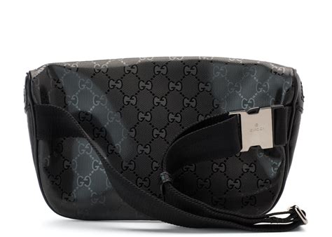 black gucci waist pouch|gucci waist pouch for sale.